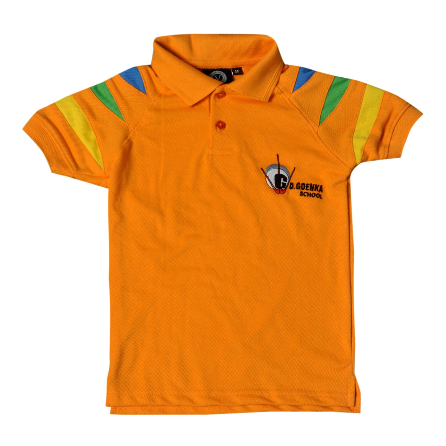 HOUSE TSHIRT HALF SLEEVE ORANGE BOY & GIRL - GD GOENKA