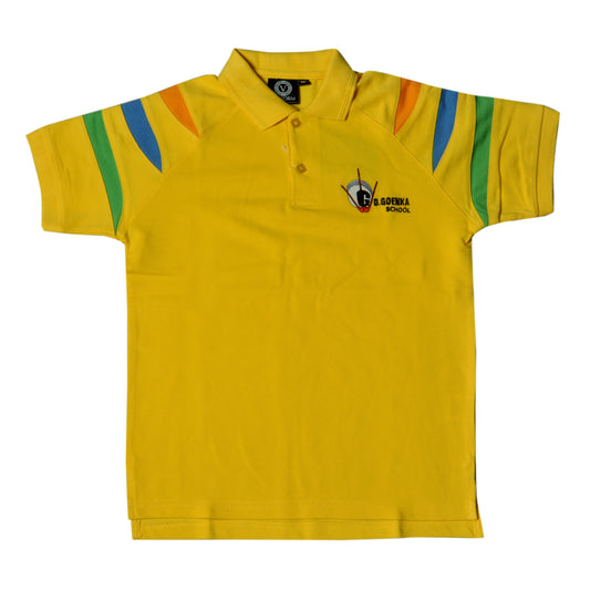 HOUSE TSHIRT HALF SLEEVE YELLOW BOY & GIRL - GD GOENKA