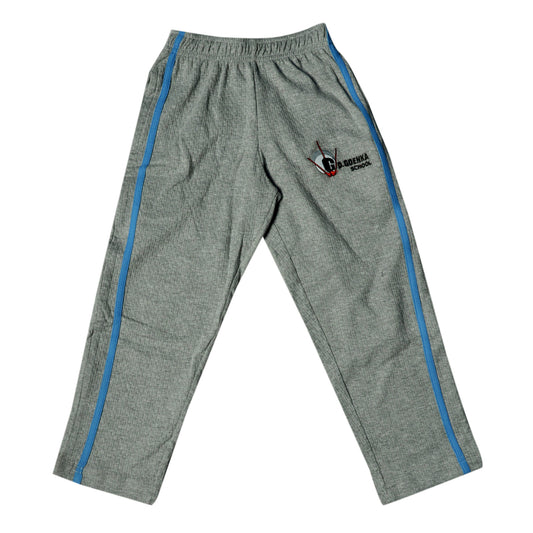 GD TRACK PANT PRE NUR TO 12TH GREY & BLUE - GD GOENKA