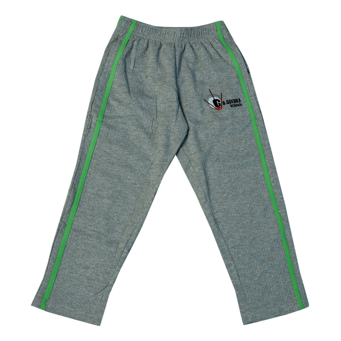 TRACK PANT PRE NUR TO 12TH GREY & GREEN - GD GOENKA