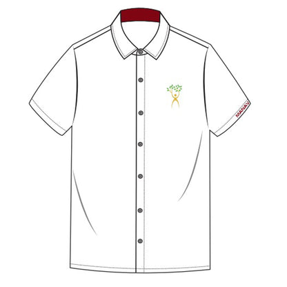 SHIRT HALF SLEEVE BOY (WHITE) - MANAV RACHNA